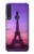 W3447 Eiffel Paris Sunset Funda Carcasa Case y Caso Del Tirón Funda para Motorola Moto G8 Plus