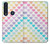 W3499 Colorful Heart Pattern Funda Carcasa Case y Caso Del Tirón Funda para Motorola Moto G8 Plus