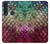 W3539 Mermaid Fish Scale Funda Carcasa Case y Caso Del Tirón Funda para Motorola Moto G8 Plus