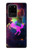 W2486 Rainbow Unicorn Nebula Space Funda Carcasa Case y Caso Del Tirón Funda para Samsung Galaxy S20 Ultra