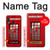 W0058 British Red Telephone Box Funda Carcasa Case y Caso Del Tirón Funda para Samsung Galaxy A20e