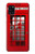 W0058 British Red Telephone Box Funda Carcasa Case y Caso Del Tirón Funda para Samsung Galaxy A31