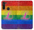 W2900 Rainbow LGBT Lesbian Pride Flag Funda Carcasa Case y Caso Del Tirón Funda para Motorola Moto G8 Power