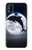W3510 Dolphin Moon Night Funda Carcasa Case y Caso Del Tirón Funda para Samsung Galaxy M31