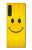 W1146 Yellow Sun Smile Funda Carcasa Case y Caso Del Tirón Funda para LG Velvet