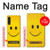 W1146 Yellow Sun Smile Funda Carcasa Case y Caso Del Tirón Funda para LG Velvet