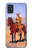 W0772 Cowboy Western Funda Carcasa Case y Caso Del Tirón Funda para Samsung Galaxy A51 5G [solo para A51 5G. NO para A51]