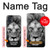 W3372 Lion Face Funda Carcasa Case y Caso Del Tirón Funda para Samsung Galaxy A51 5G [solo para A51 5G. NO para A51]