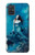 W0899 Mermaid Funda Carcasa Case y Caso Del Tirón Funda para Samsung Galaxy A71 5G [solo para A71 5G. NO para A71]