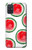 W3236 Watermelon Pattern Funda Carcasa Case y Caso Del Tirón Funda para Samsung Galaxy A71 5G [solo para A71 5G. NO para A71]