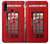 W0058 British Red Telephone Box Funda Carcasa Case y Caso Del Tirón Funda para Samsung Galaxy A20s