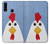 W3254 Chicken Cartoon Funda Carcasa Case y Caso Del Tirón Funda para Samsung Galaxy A20s