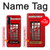 W0058 British Red Telephone Box Funda Carcasa Case y Caso Del Tirón Funda para OnePlus Nord