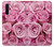 W2943 Pink Rose Funda Carcasa Case y Caso Del Tirón Funda para OnePlus Nord