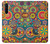 W3272 Colorful Pattern Funda Carcasa Case y Caso Del Tirón Funda para OnePlus Nord