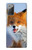 W0417 Fox Funda Carcasa Case y Caso Del Tirón Funda para Samsung Galaxy Note 20