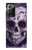 W3582 Purple Sugar Skull Funda Carcasa Case y Caso Del Tirón Funda para Samsung Galaxy Note 20 Ultra, Ultra 5G