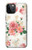 W1859 Rose Pattern Funda Carcasa Case y Caso Del Tirón Funda para iPhone 12, iPhone 12 Pro
