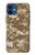 W3294 Army Desert Tan Coyote Camo Camouflage Funda Carcasa Case y Caso Del Tirón Funda para iPhone 12 mini