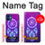 W3484 Cute Galaxy Dream Catcher Funda Carcasa Case y Caso Del Tirón Funda para iPhone 12 mini