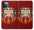 W3023 Japan Good Luck Daruma Doll Funda Carcasa Case y Caso Del Tirón Funda para iPhone 12 Pro Max