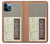 W3165 FM AM Wooden Receiver Graphic Funda Carcasa Case y Caso Del Tirón Funda para iPhone 12 Pro Max