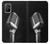 W1672 Retro Microphone Jazz Music Funda Carcasa Case y Caso Del Tirón Funda para OnePlus 8T