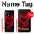 W3682 Devil Heart Funda Carcasa Case y Caso Del Tirón Funda para OnePlus 8T