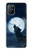 W3693 Grim White Wolf Full Moon Funda Carcasa Case y Caso Del Tirón Funda para OnePlus 8T