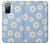 W3681 Daisy Flowers Pattern Funda Carcasa Case y Caso Del Tirón Funda para Samsung Galaxy S20 FE