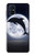 W3510 Dolphin Moon Night Funda Carcasa Case y Caso Del Tirón Funda para Samsung Galaxy M51