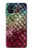 W3539 Mermaid Fish Scale Funda Carcasa Case y Caso Del Tirón Funda para Samsung Galaxy M51