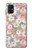 W3688 Floral Flower Art Pattern Funda Carcasa Case y Caso Del Tirón Funda para Samsung Galaxy M51