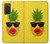 W2443 Funny Pineapple Sunglasses Kiss Funda Carcasa Case y Caso Del Tirón Funda para Samsung Galaxy Z Fold2 5G