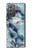 W2689 Blue Marble Texture Graphic Printed Funda Carcasa Case y Caso Del Tirón Funda para Samsung Galaxy Z Fold2 5G