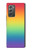 W3698 LGBT Gradient Pride Flag Funda Carcasa Case y Caso Del Tirón Funda para Samsung Galaxy Z Fold2 5G
