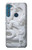 W0386 Dragon Carving Funda Carcasa Case y Caso Del Tirón Funda para Motorola One Fusion+