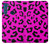 W1850 Pink Leopard Pattern Funda Carcasa Case y Caso Del Tirón Funda para Motorola One Fusion+