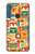 W1873 Western Pattern Funda Carcasa Case y Caso Del Tirón Funda para Motorola One Fusion+