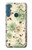 W2179 Flower Floral Vintage Art Pattern Funda Carcasa Case y Caso Del Tirón Funda para Motorola One Fusion+