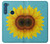 W3039 Vintage Sunflower Blue Funda Carcasa Case y Caso Del Tirón Funda para Motorola One Fusion+