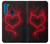 W3682 Devil Heart Funda Carcasa Case y Caso Del Tirón Funda para Motorola One Fusion+