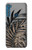 W3692 Gray Black Palm Leaves Funda Carcasa Case y Caso Del Tirón Funda para Motorola One Fusion+