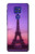 W3447 Eiffel Paris Sunset Funda Carcasa Case y Caso Del Tirón Funda para Motorola Moto G9 Play