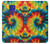 W3459 Tie Dye Funda Carcasa Case y Caso Del Tirón Funda para Motorola Moto G9 Play