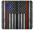 W3472 Firefighter Thin Red Line Flag Funda Carcasa Case y Caso Del Tirón Funda para Motorola Moto G9 Play