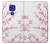 W3707 Pink Cherry Blossom Spring Flower Funda Carcasa Case y Caso Del Tirón Funda para Motorola Moto G9 Play