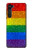 W2683 Rainbow LGBT Pride Flag Funda Carcasa Case y Caso Del Tirón Funda para Motorola Edge