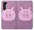 W3269 Pig Cartoon Funda Carcasa Case y Caso Del Tirón Funda para Motorola Edge