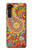 W3402 Floral Paisley Pattern Seamless Funda Carcasa Case y Caso Del Tirón Funda para Motorola Edge